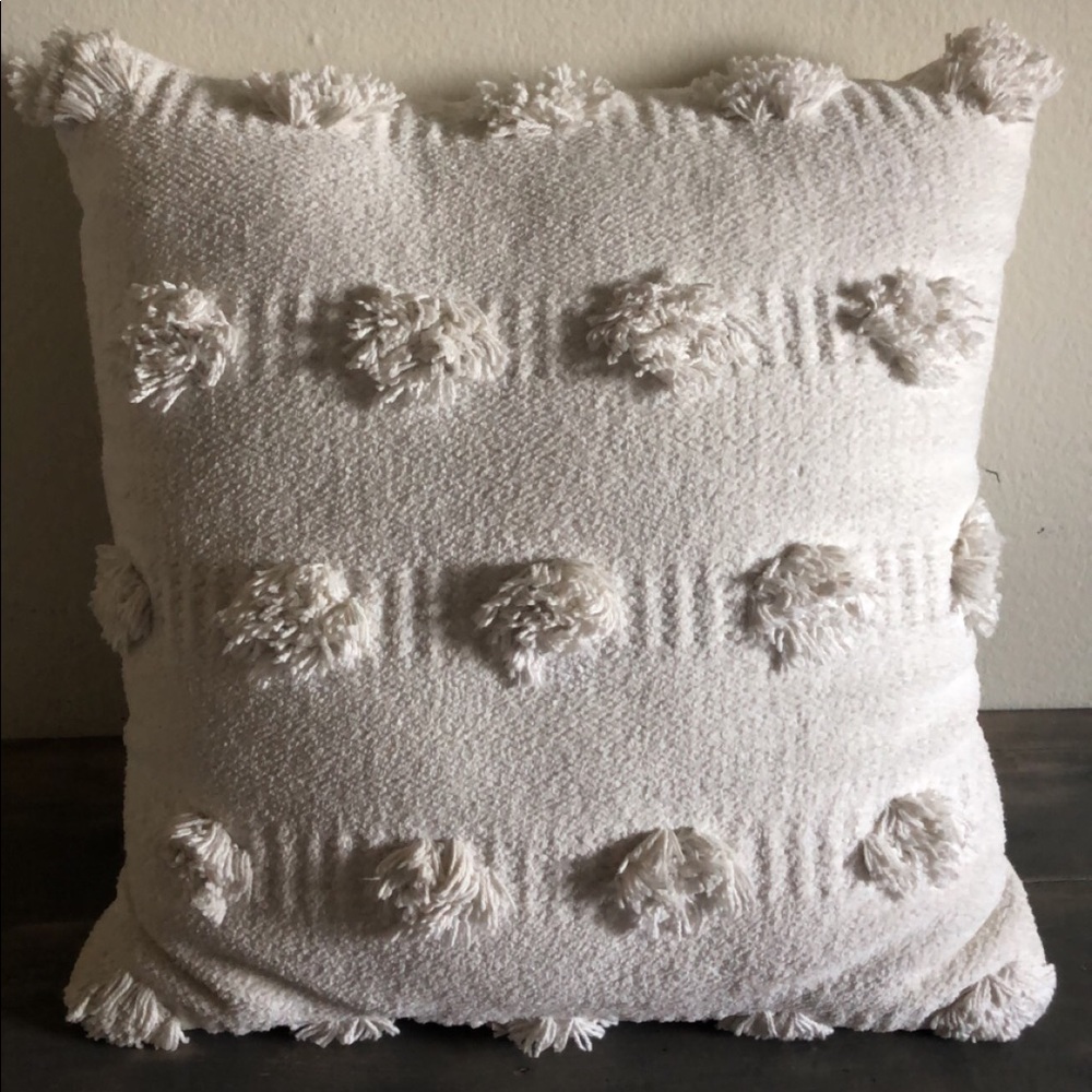 Pom Pom Throw Pillow